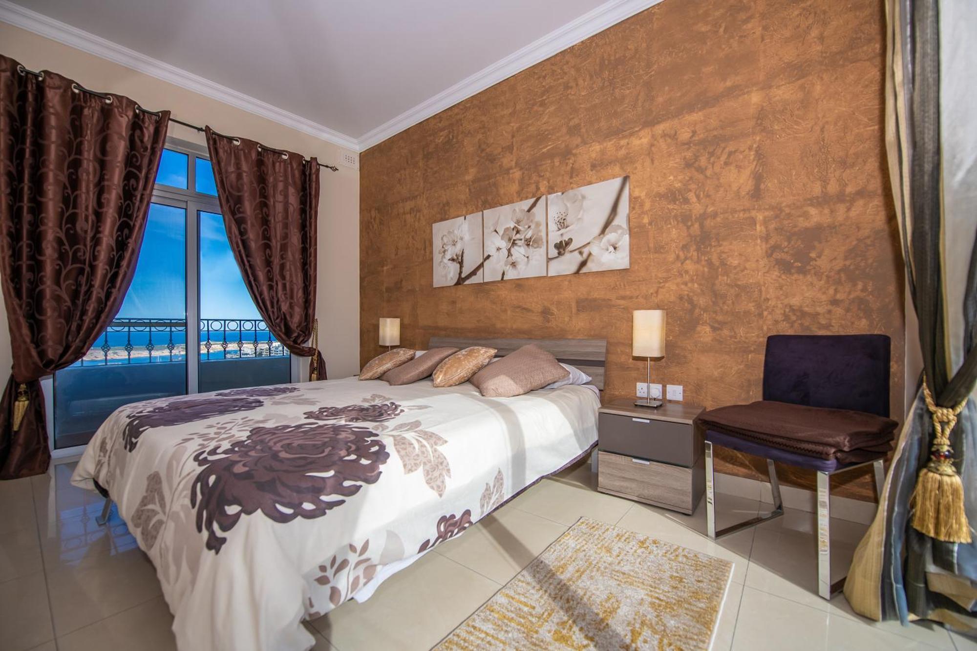Apartmán Francis Flats Modern Penthouse Mellieħa Exteriér fotografie